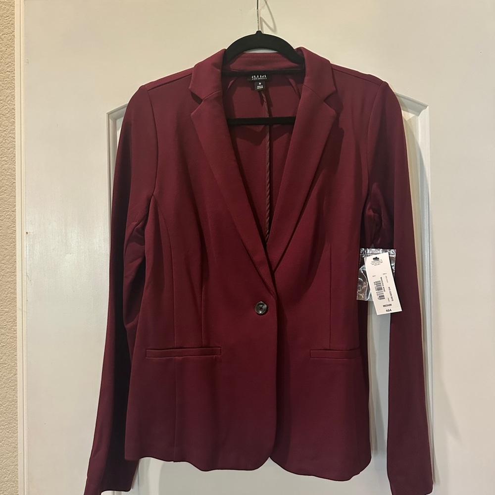 a.n.a Women's Burgundy Blazer